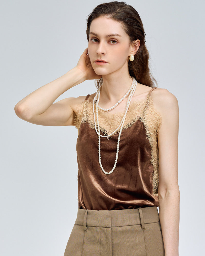 LeNIC & McCOY ベルベット レーススリーブレストップス LN10TO100 商品写真 3